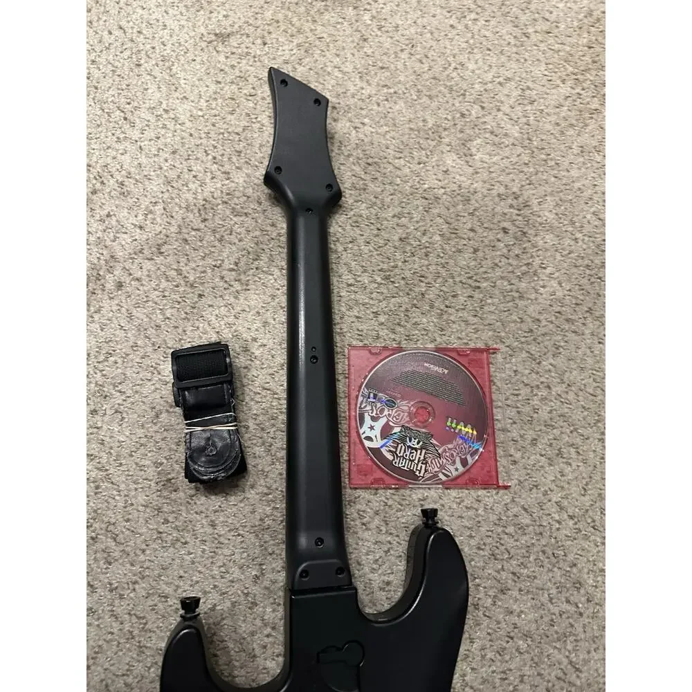 Nintendo Wii Guitar Hero Sunburst Red Octane Controller Tested W Aerosmith Game